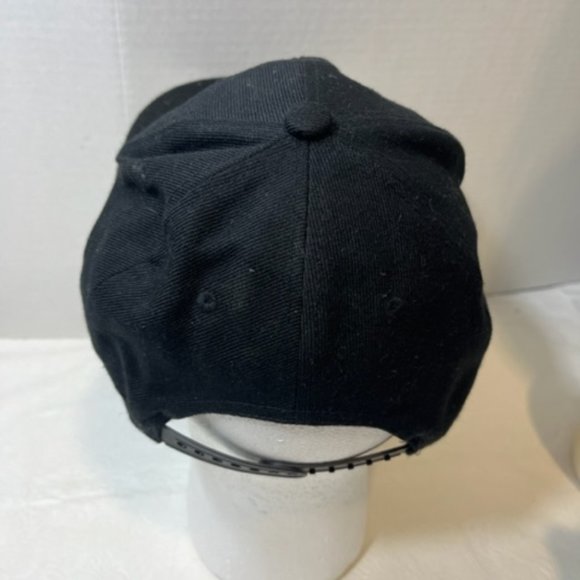 "TWERK" Embroidered Black Baseball Cap Hat Cotton Adjustable Snapback One Size - Picture 2 of 6